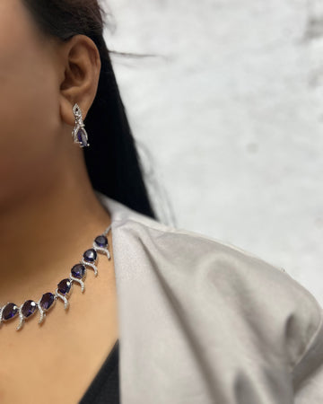 Purple Crown Neck