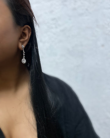 Long circ earring