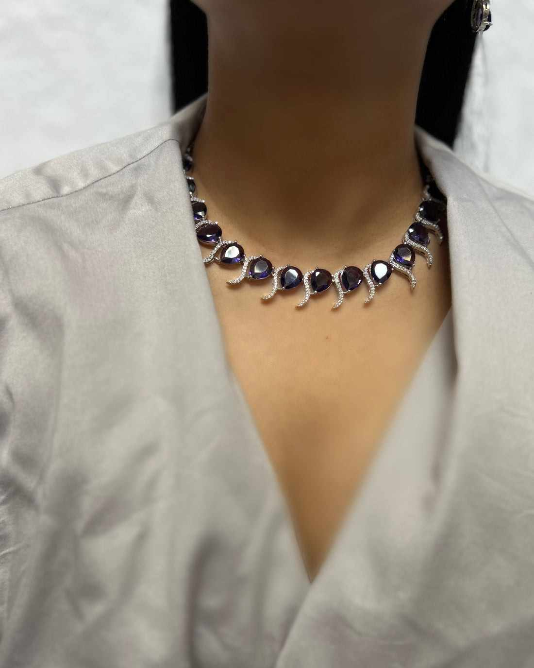Purple Crown Neck